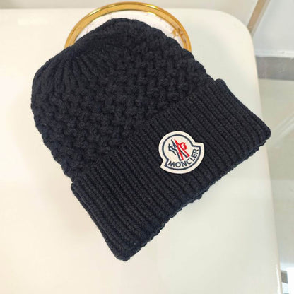 Classic Ribbed Beanie Hat - men's accessory, detail view 2 | LUXIUM MARKET