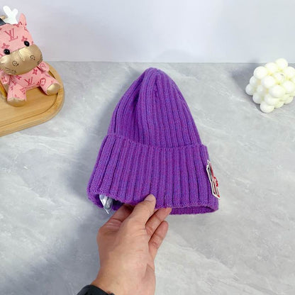 Classic Ribbed Beanie Hat - men's accessory, detail view 4 | LUXIUM MARKET