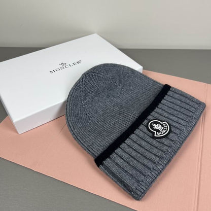 Classic Ribbed Beanie Hat - men's accessory, detail view 4 | LUXIUM MARKET