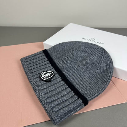 Classic Ribbed Beanie Hat - men's accessory, detail view 5 | LUXIUM MARKET