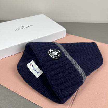 Classic Ribbed Beanie Hat - men's accessory, detail view 7 | LUXIUM MARKET