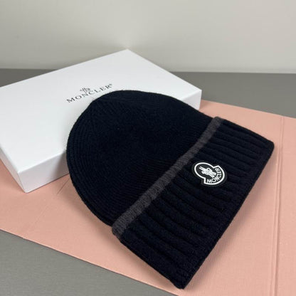 Classic Ribbed Beanie Hat - men's accessory, detail view 10 | LUXIUM MARKET