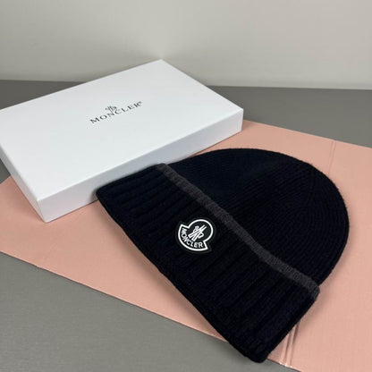 Classic Ribbed Beanie Hat - men's accessory, detail view 11 | LUXIUM MARKET