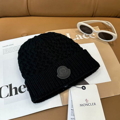 Classic Ribbed Beanie Hat - men's accessory, detail view 7 | LUXIUM MARKET