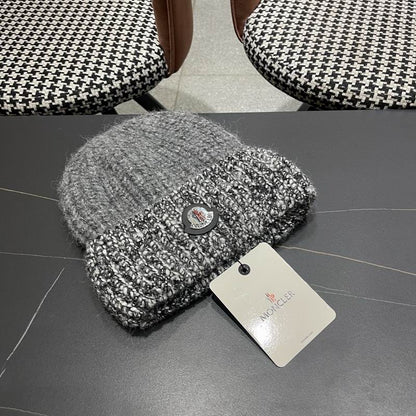 Classic Ribbed Beanie Hat - men's accessory, detail view 4 | LUXIUM MARKET