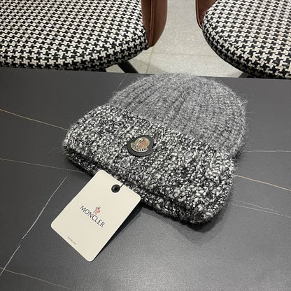 Classic Ribbed Beanie Hat - men's accessory, detail view 5 | LUXIUM MARKET