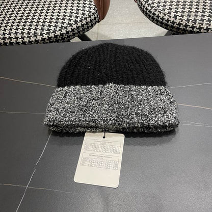 Classic Ribbed Beanie Hat - men's accessory, detail view 2 | LUXIUM MARKET