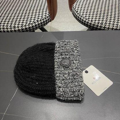 Classic Ribbed Beanie Hat - men's accessory, detail view 4 | LUXIUM MARKET