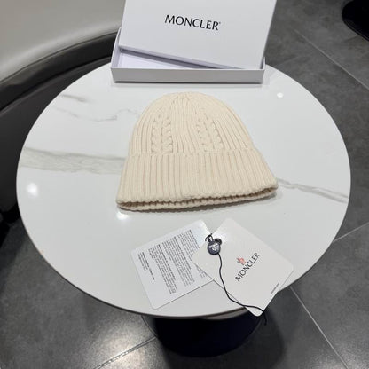 Classic Ribbed Beanie Hat - men's accessory, detail view 3 | LUXIUM MARKET