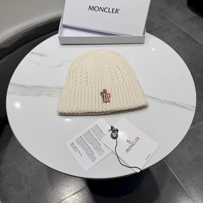 Classic Ribbed Beanie Hat - men's accessory, detail view 2 | LUXIUM MARKET