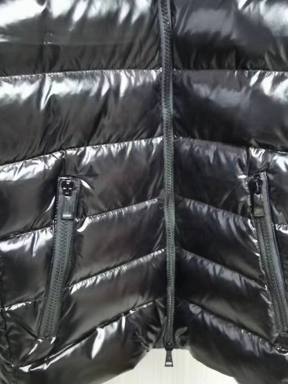 90% DUCK Hooded Down Puffer Jacket - clothing, detail view 4 | LUXIUM MARKET
