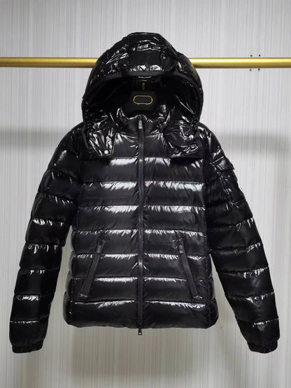90% DUCK Hooded Down Puffer Jacket - clothing, detail view 7 | LUXIUM MARKET