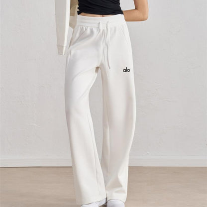 Wide-Leg Sweatpants - women's clothing, detail view 4 | LUXIUM MARKET