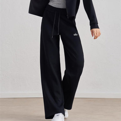 Wide-Leg Sweatpants - women's clothing, detail view 2 | LUXIUM MARKET