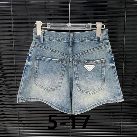 Denim shorts