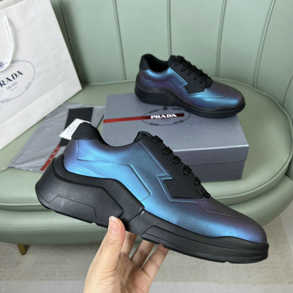 Blue Performance Sneakers - men's shoes | LUXIUM MARKET