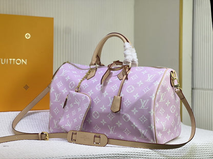 Speedy 9 Pink - women's bag, detail view 3 | LUXIUM MARKET