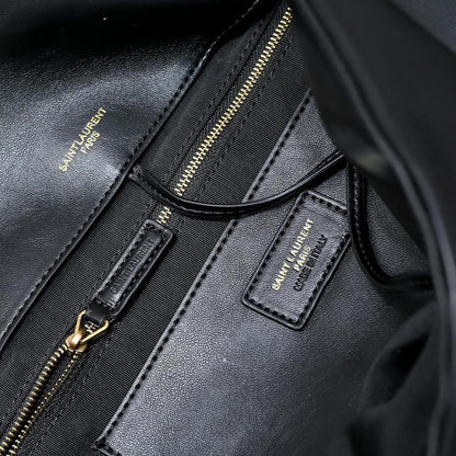 Black Quilted Shoulder Big Bag - women's bag, detail view 9 | LUXIUM MARKET
