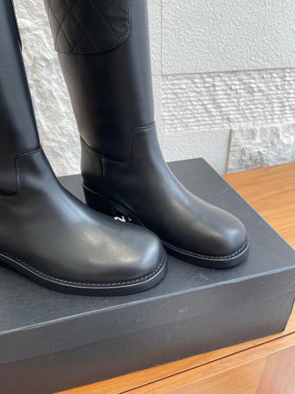 Women's Viral Leather Boots - women's shoes, detail view 7 | LUXIUM MARKET