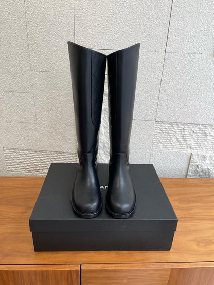 Women's Viral Leather Boots - women's shoes, detail view 2 | LUXIUM MARKET