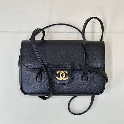 Black Signature Shoulder Bag - women's bag | LUXIUM MARKET