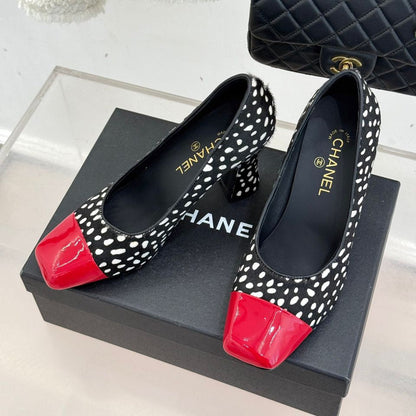 Midnight Polka Heels - women's shoes | LUXIUM MARKET