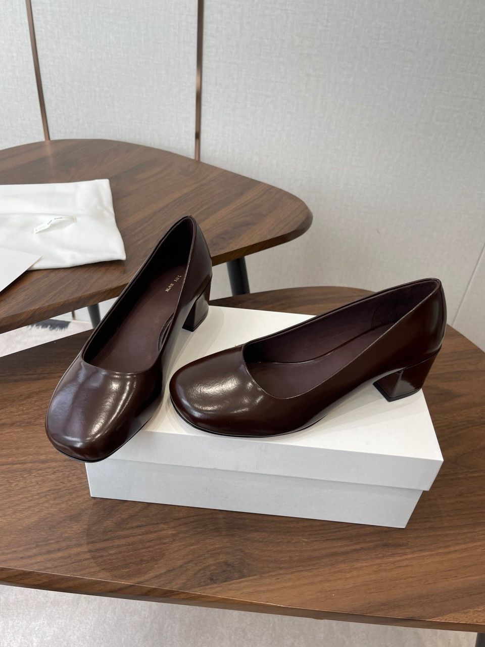 Dark Brown Classic Heels