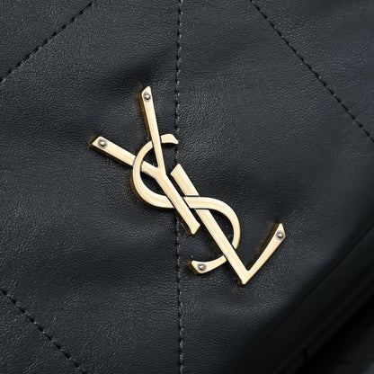 Black Quilted Shoulder Big Bag - women's bag, detail view 5 | LUXIUM MARKET