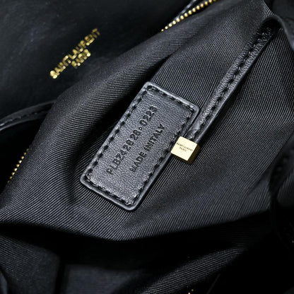 Black Quilted Shoulder Big Bag - women's bag, detail view 8 | LUXIUM MARKET