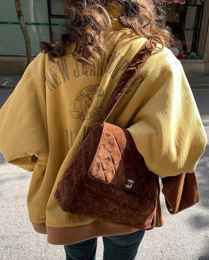 Classic Brown Shoulder Big Bag