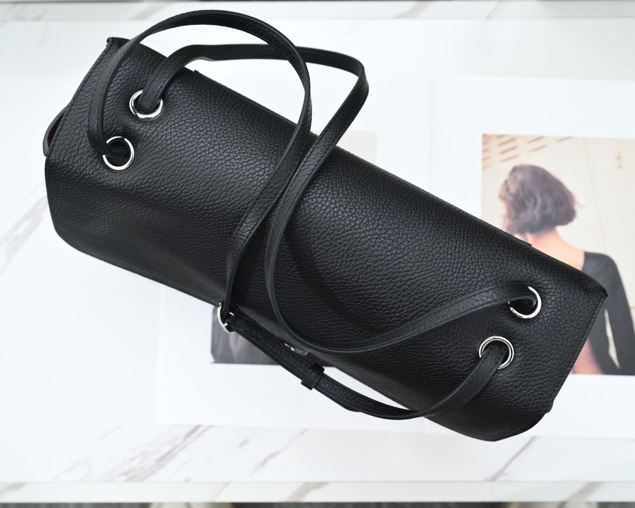 Premium Black Shoulder Bag