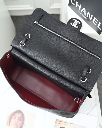 Premium Black Shoulder Bag - women's bag, detail view 5 | LUXIUM MARKET