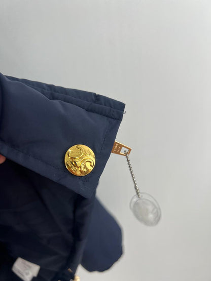 Navy Cel Puffer Jacket - women's clothing, detail view 8 | LUXIUM MARKET