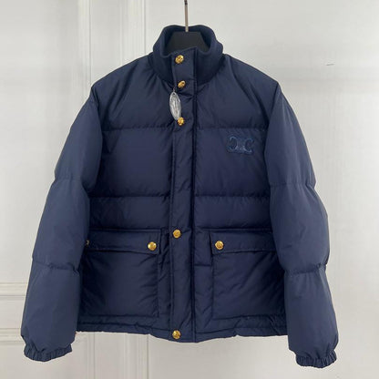 Navy Cel Puffer Jacket - women's clothing | LUXIUM MARKET