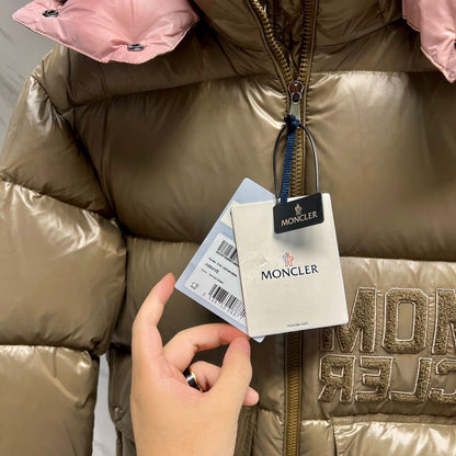 Olive Puffer Jacket - women's clothing, detail view 2 | LUXIUM MARKET