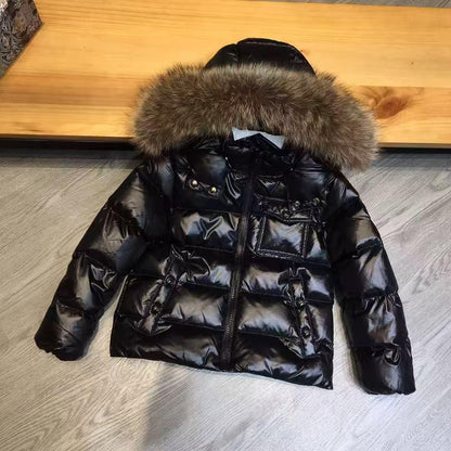 Black Down Puffer Jacket - clothing | LUXIUM MARKET