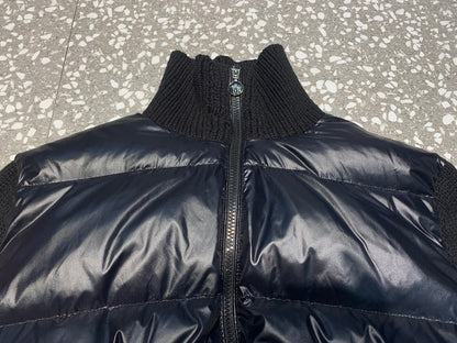 Wool Knit Sleeve Down Jacket - women's clothing, detail view 6 | LUXIUM MARKET