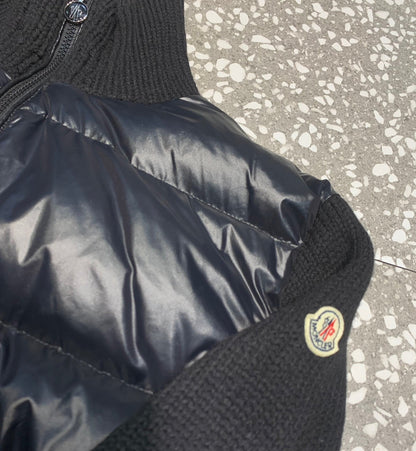 Wool Knit Sleeve Down Jacket - women's clothing, detail view 4 | LUXIUM MARKET