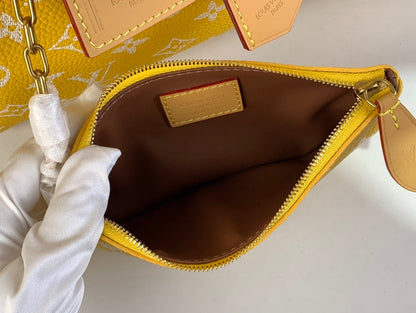 Yellow Speedy 9 - women's bag, detail view 9 | LUXIUM MARKET