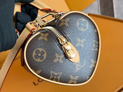 Mini Monogram Barrel Bag - women's bag, detail view 4 | LUXIUM MARKET