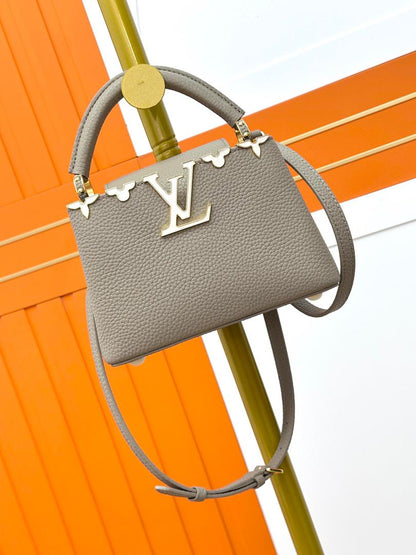 Structured Mini Top Handle Crossbody Bag - women's bag, detail view 6 | LUXIUM MARKET