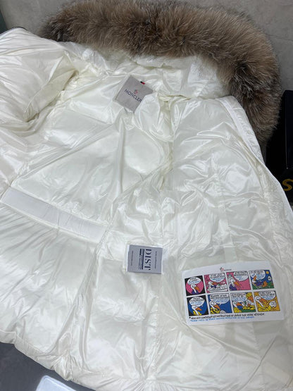 Arctic Luxe Quilted Jacket with Fur Hood - clothing, detail view 8 | LUXIUM MARKET