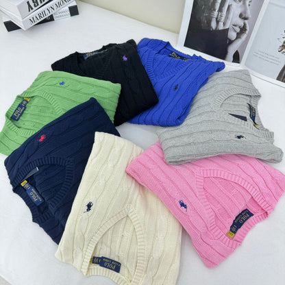 Classic V-Neck Sweater - women's clothing, detail view 6 | LUXIUM MARKET