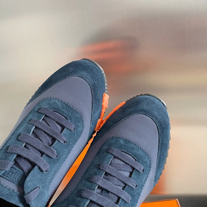 H Casual Leather Sneakers - men's shoes, detail view 5 | LUXIUM MARKET