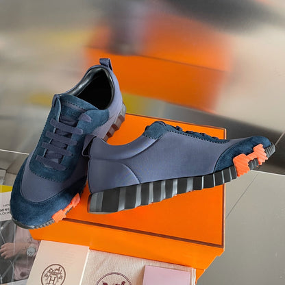 H Casual Leather Sneakers - men's shoes, detail view 8 | LUXIUM MARKET