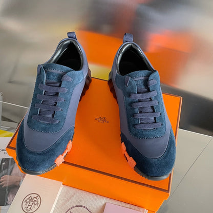 H Casual Leather Sneakers - men's shoes, detail view 9 | LUXIUM MARKET