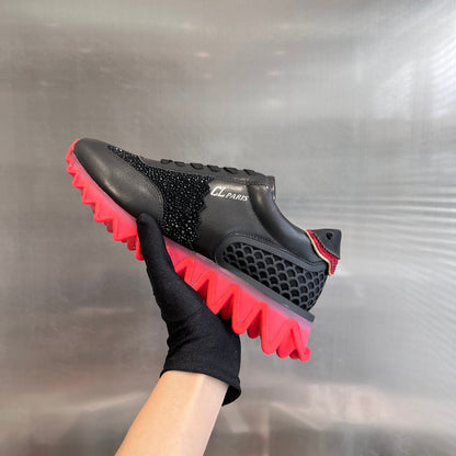 Black Shark Sole Sneakers - men's shoes | LUXIUM MARKET