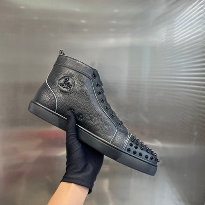 High-Top Studded Sneakers - men's shoes, detail view 8 | LUXIUM MARKET