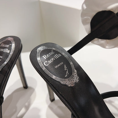 Floriane Flower Heels - women's shoes, detail view 3 | LUXIUM MARKET