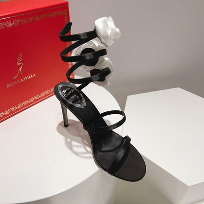Floriane Flower Heels - women's shoes, detail view 8 | LUXIUM MARKET
